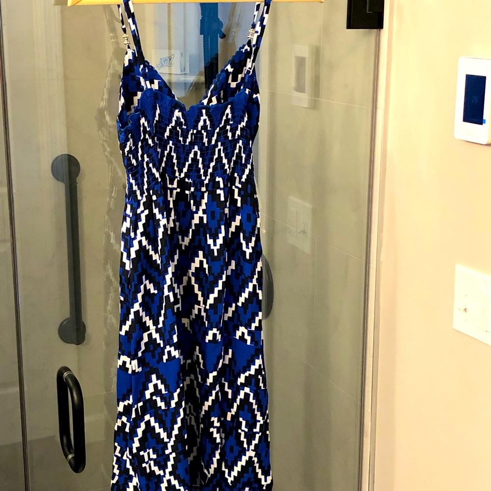 Derek Heart geometric print dress
